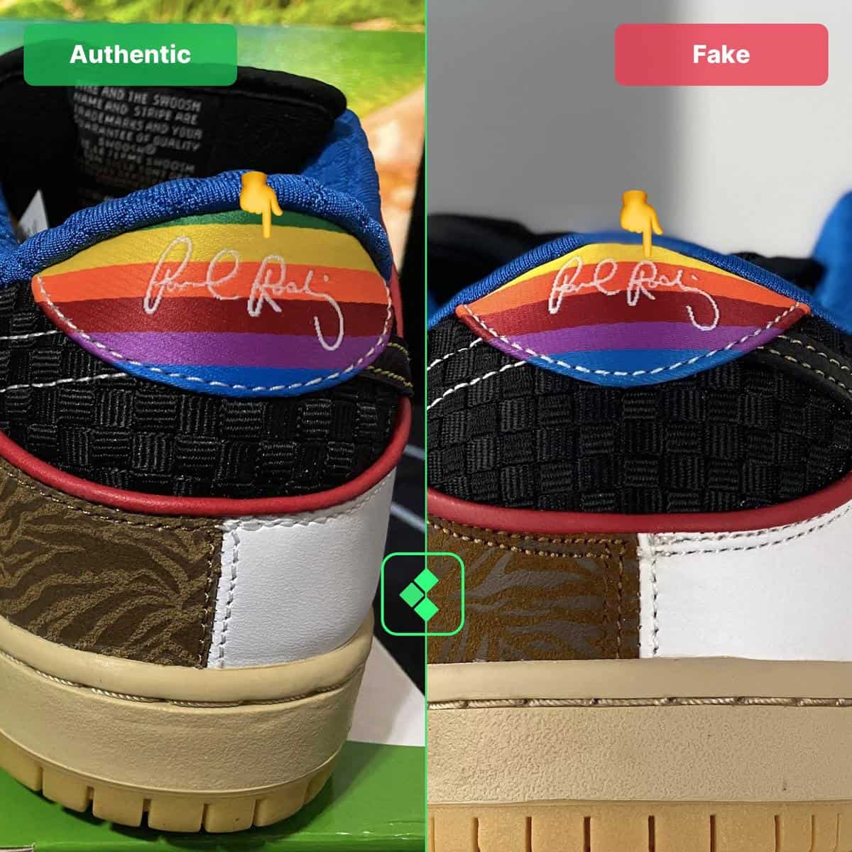 Nike SB Dunk Low What The Paul Fake Vs Real - Legit Check By Ch