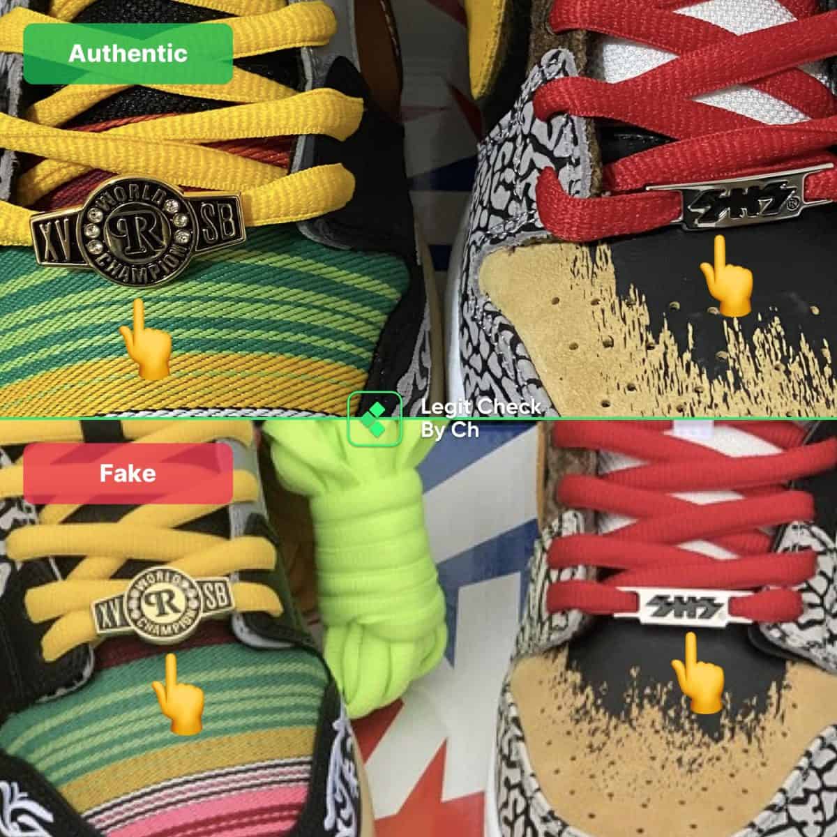 how to spot fake what the paul dunks
