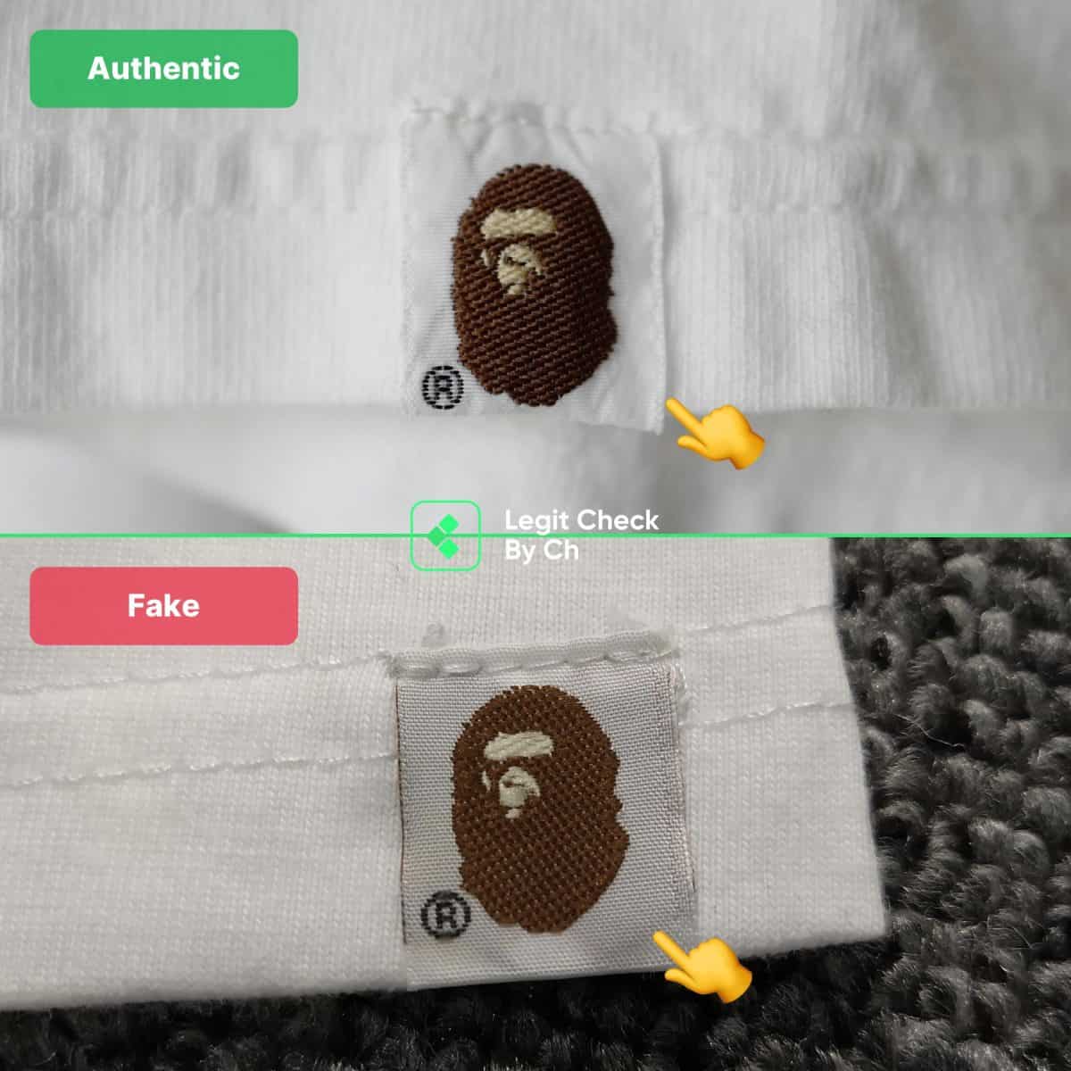 supreme a bathing ape box logo real vs fake