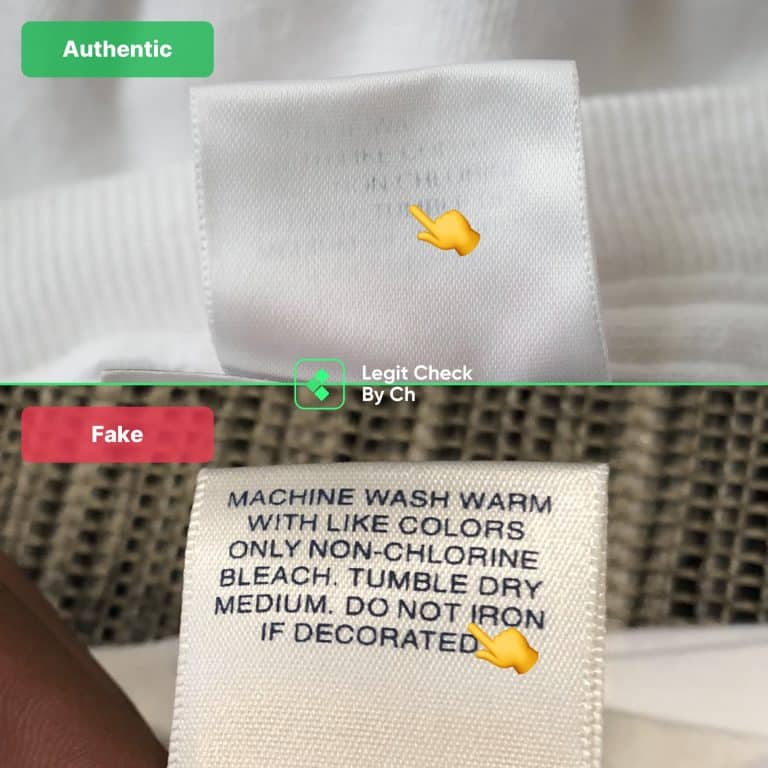 bape shirt fake vs real