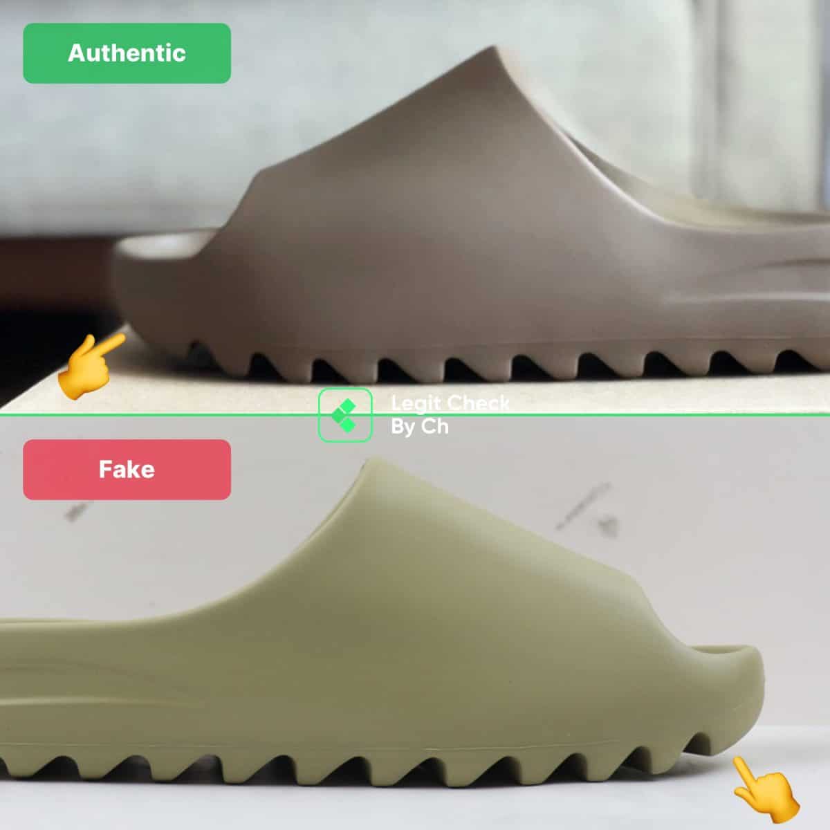 how to tell fake yeezy slides