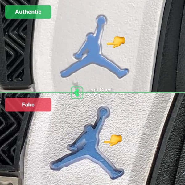 How To Spot Fake Air Jordan 4 University Blue (UNC)