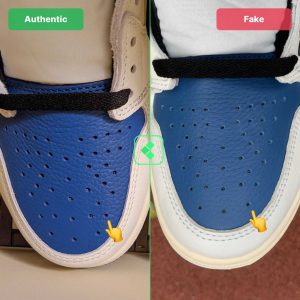 How To Spot Fake Fragment Travis Scott Air Jordan 1 High - Legit Check