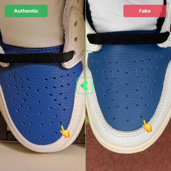 How To Spot Fake Fragment Travis Scott Air Jordan 1 High - Legit Check