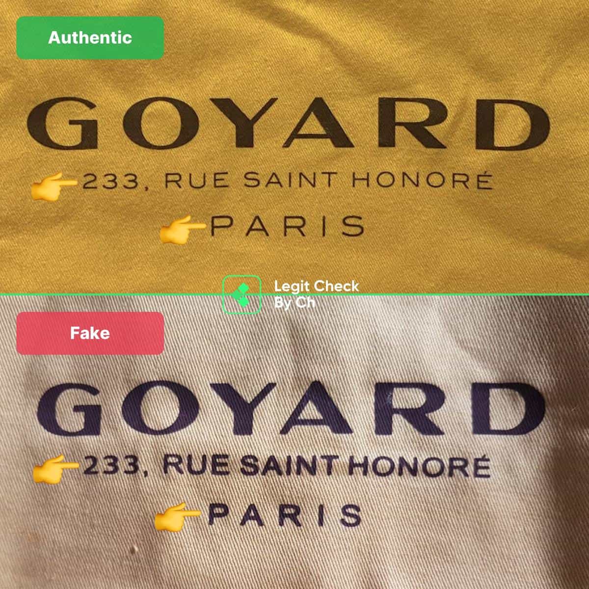 Goyard, Bags, Goyard Authenticity Tips