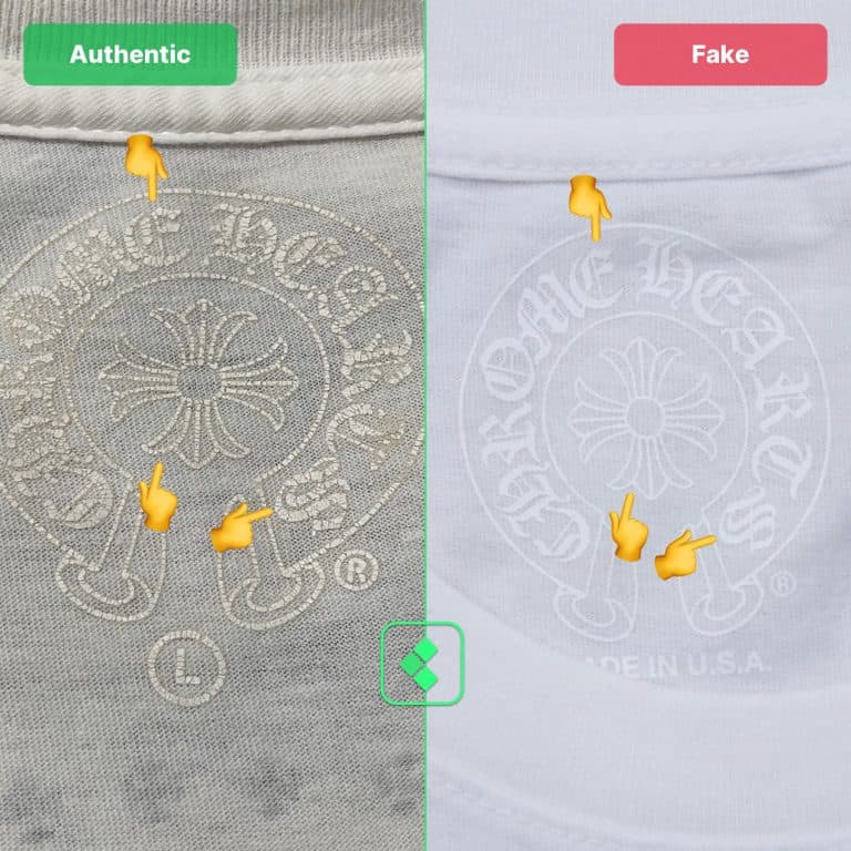 How To Spot Fake Chrome Hearts T-Shirts - Legit Check By Ch