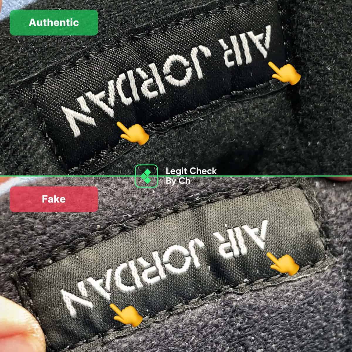 university blue real vs fake
