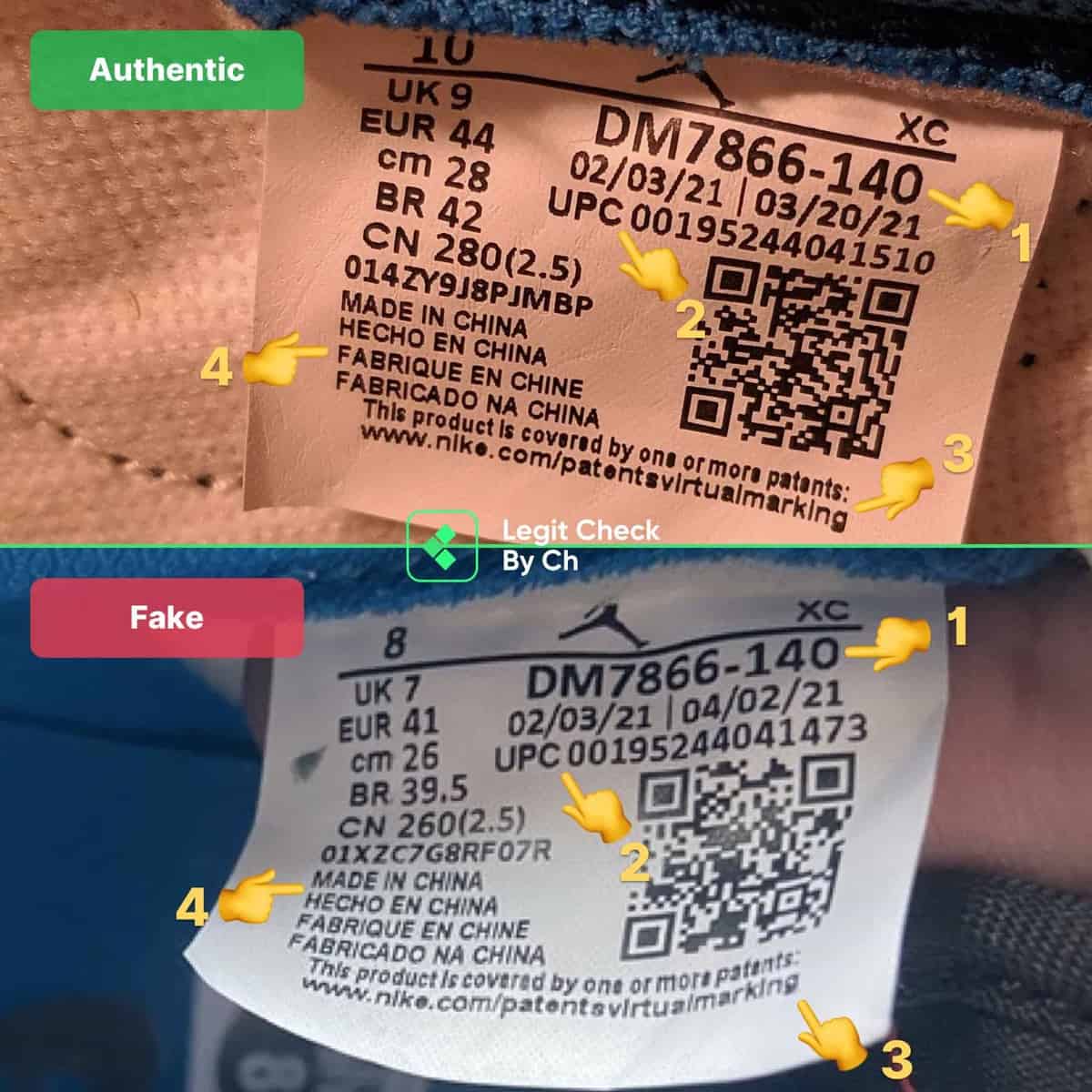 Travis Scott X Fragment Air Jordan 1 Low Fake Vs Real Guide How To Spot Fakes In 21 Legit Check By Ch