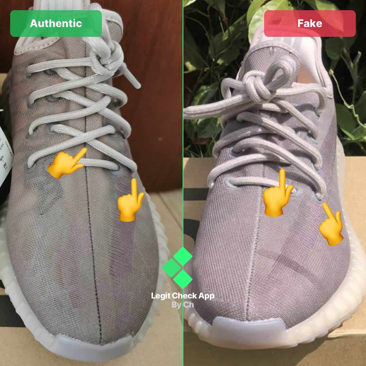 Yeezy Boost 350 V2 Mono Mist Fake Vs Real Guide - Legit Check By Ch