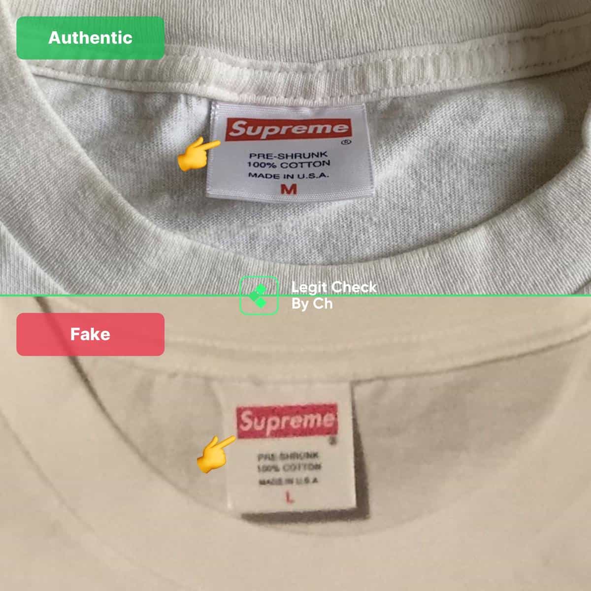 How To Legit Check Supreme T-Shirts! (Real vs. Fake Comparison