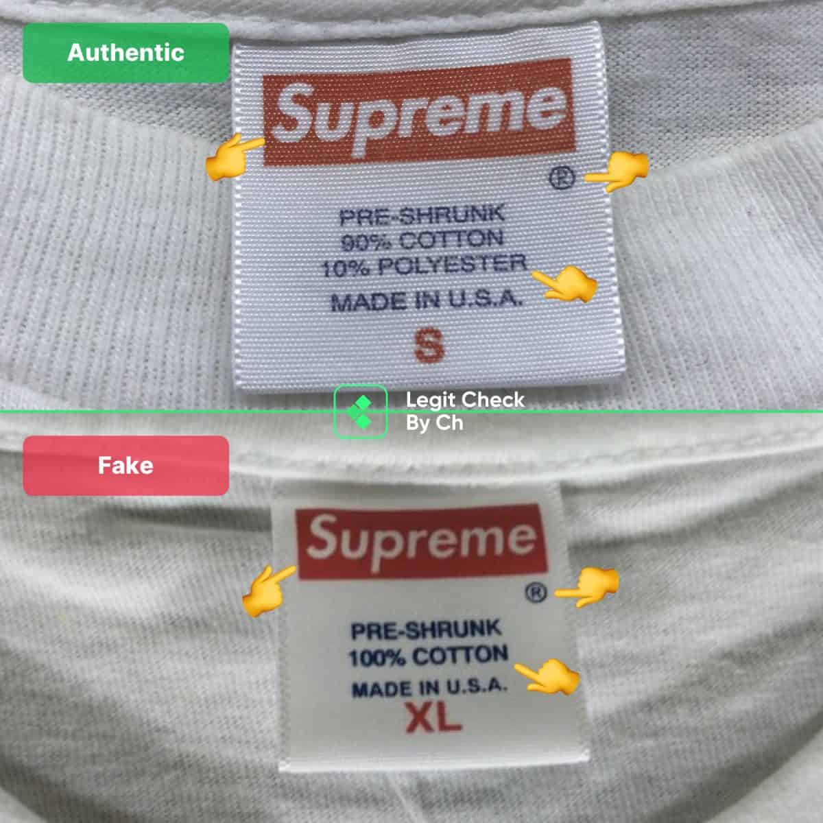 real vs fake supreme nagoya box logo