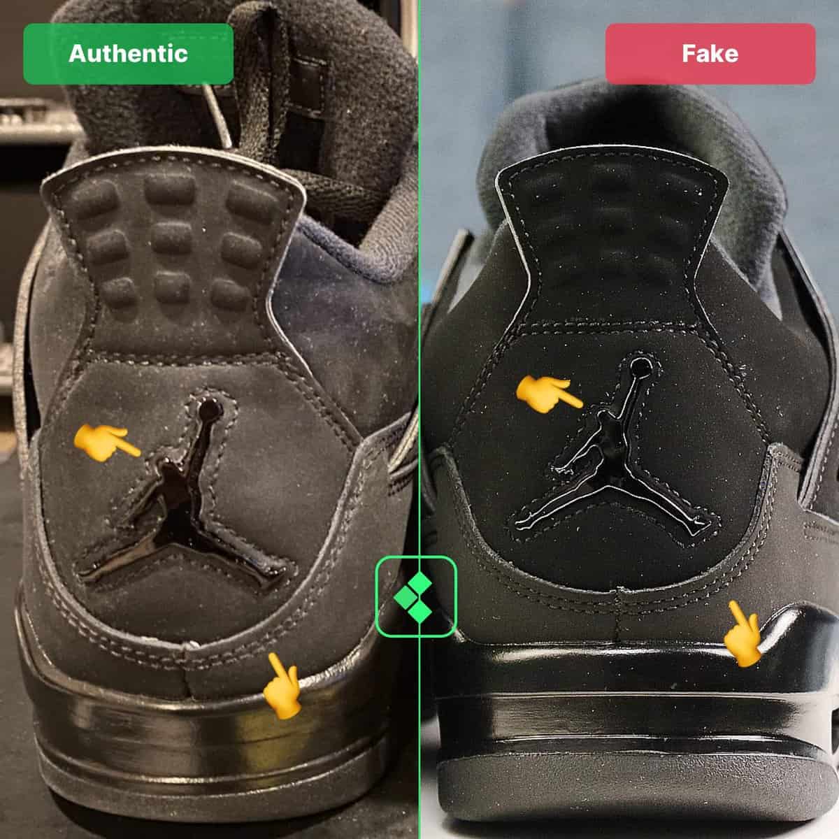 how to tell if your jordan 4 are fake