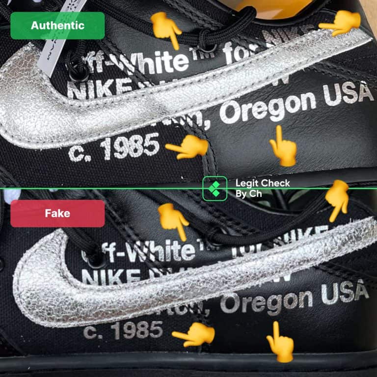 How To Spot Fake Off-White Dunk 