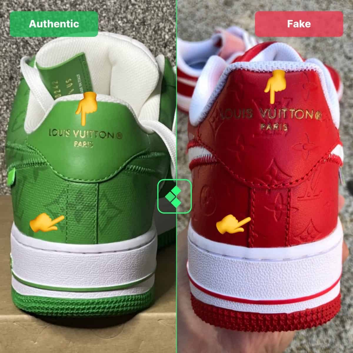 How To Authenticate Louis Vuitton Air Force 1