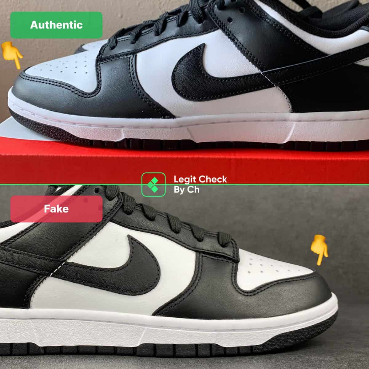 How To Tell If Nike Dunk Low Black White Are Real
