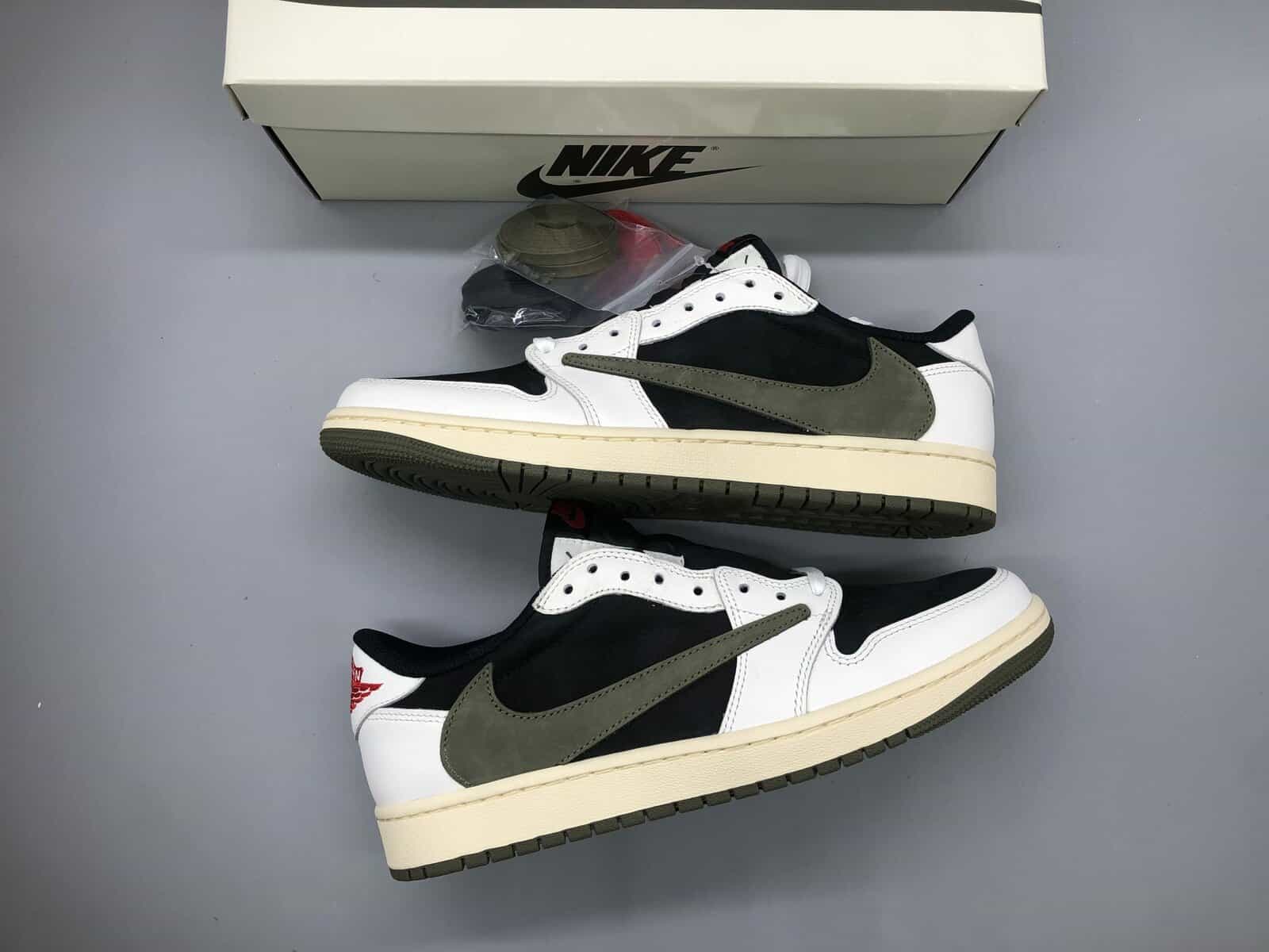 How To Spot Fake Travis Scott Air Jordan 1 Low Olive 2024