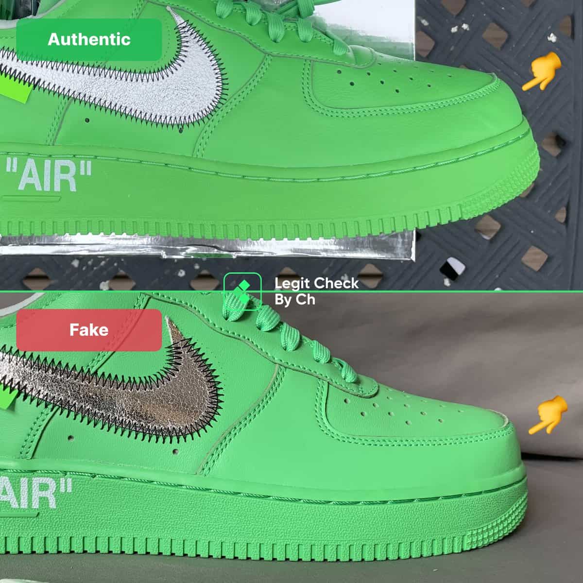 How To Spot Fake Off-White Air Force 1 (2023) - Legit Check By Ch