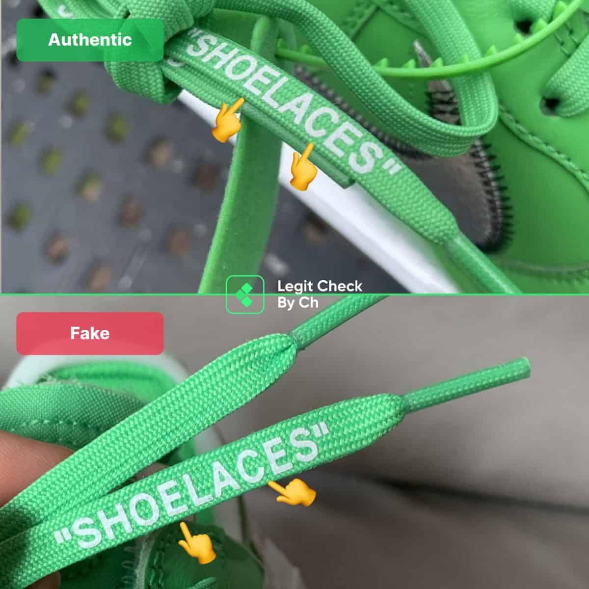 Off-White Air Force 1 Brooklyn Shoelaces
