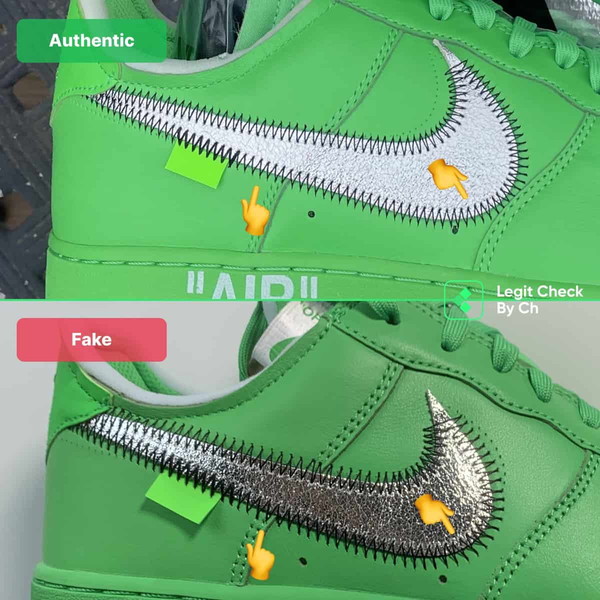 Air Force 1 MoMa Real Vs Fake Guide (Off-White)