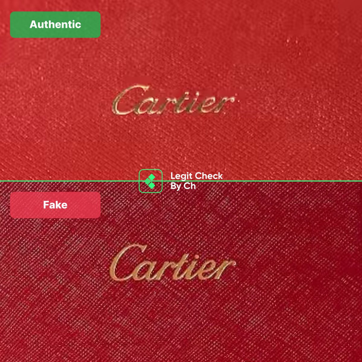 Real Vs Fake Cartier Juste Un Clou Box Text