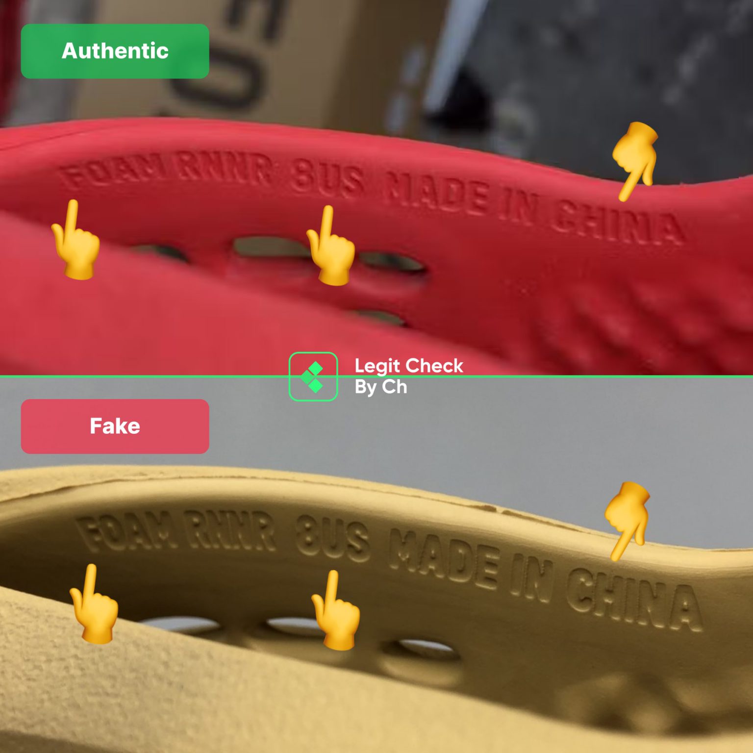 Yeezy Foam Runner Legit Check Real Vs Fake (2024)