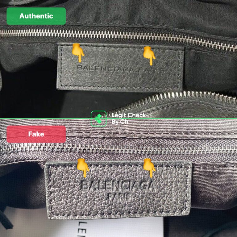 9 Ways To Tell FAKE Balenciaga Bags (With Pictures)