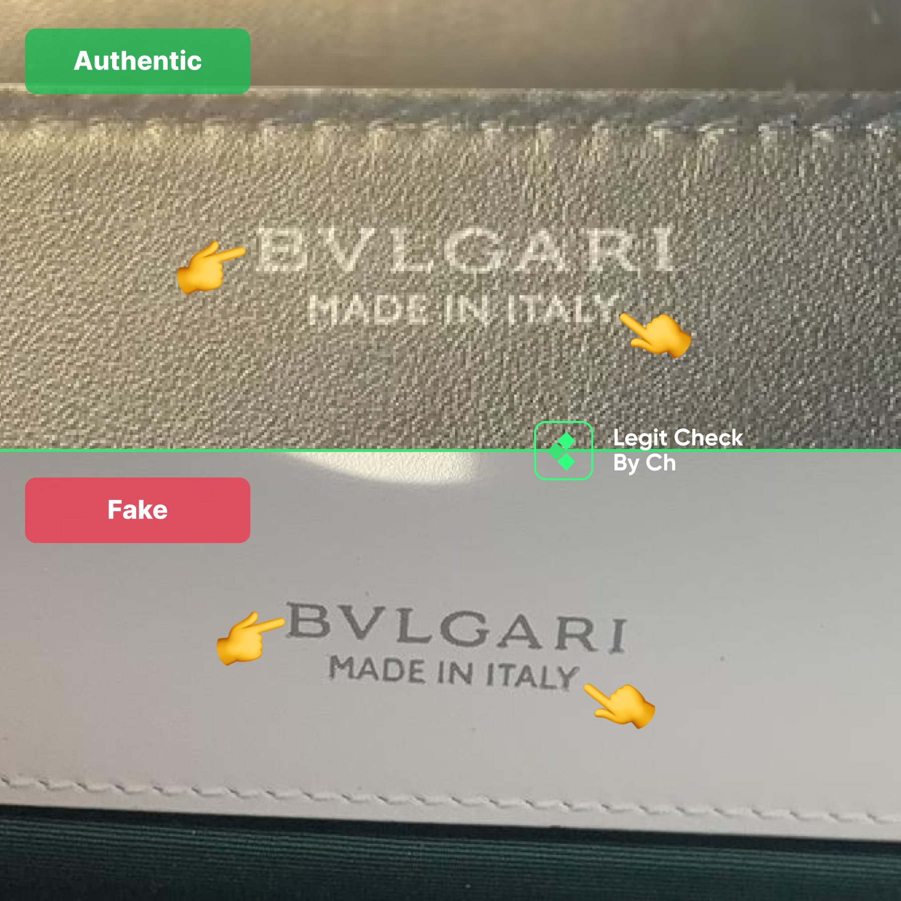 Bvlgari authenticity discount check