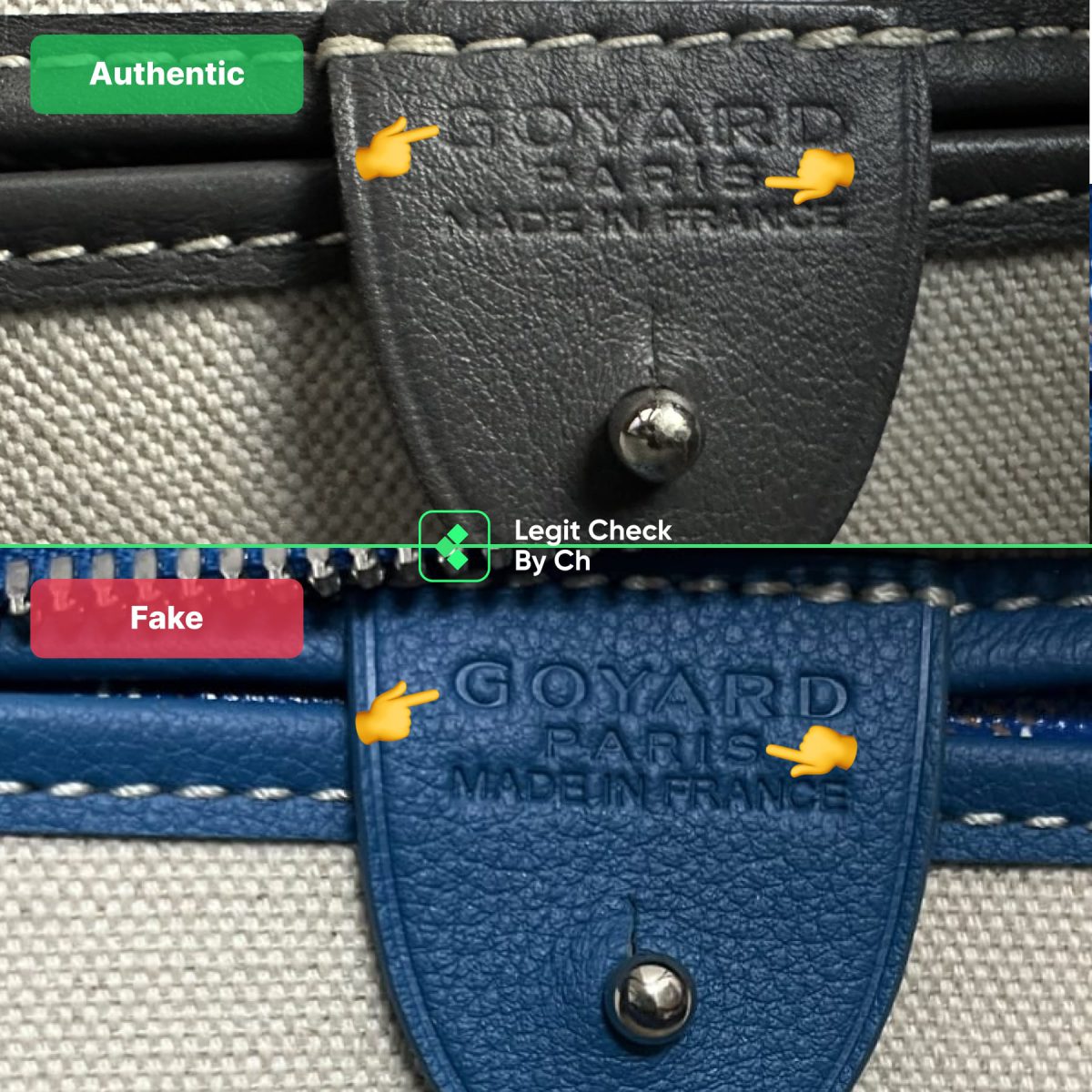 Goyard Bag Label