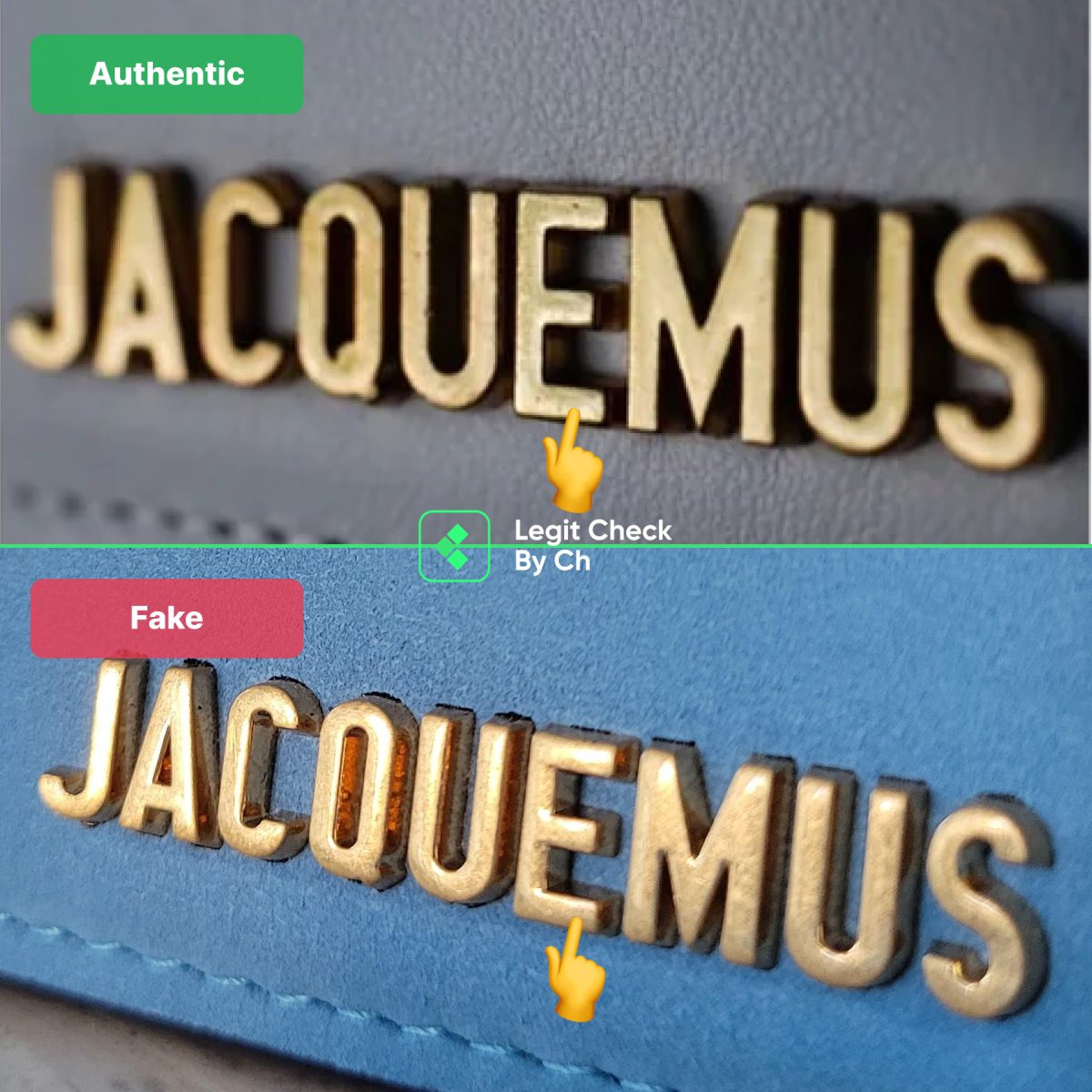 Jacquemus Bag Fake Vs Real 3D Logo