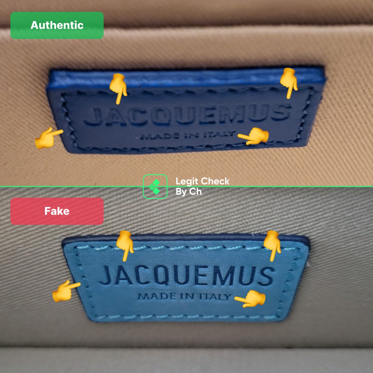 Jacquemus Bag Fake Vs Real Label