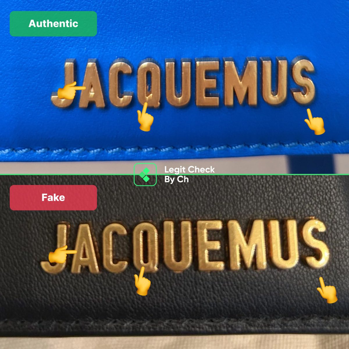 Jacquemus Bag Fake Vs Real Logo